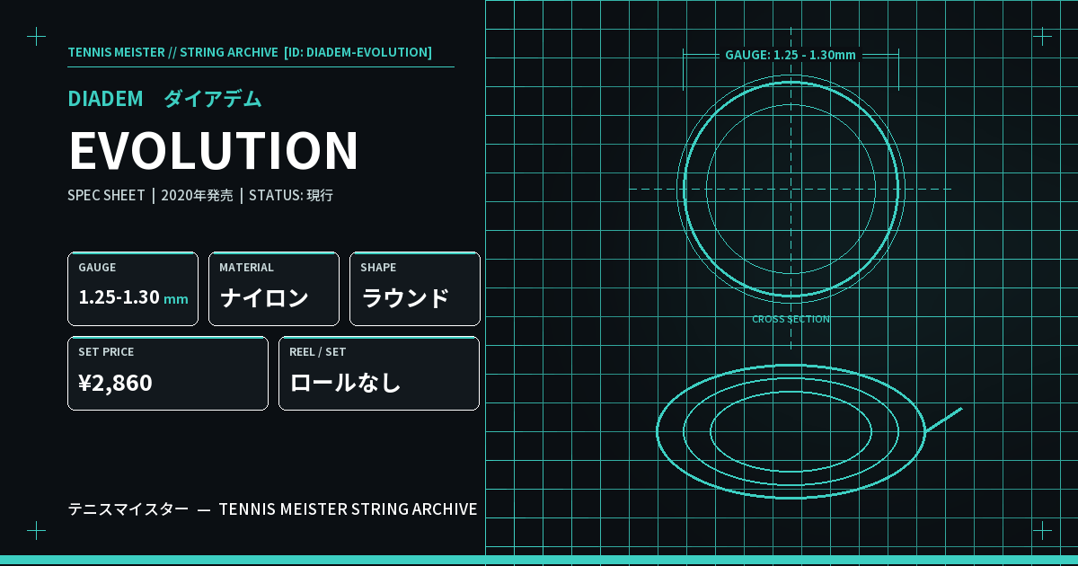 ダイアデム EVOLUTION スペックカード