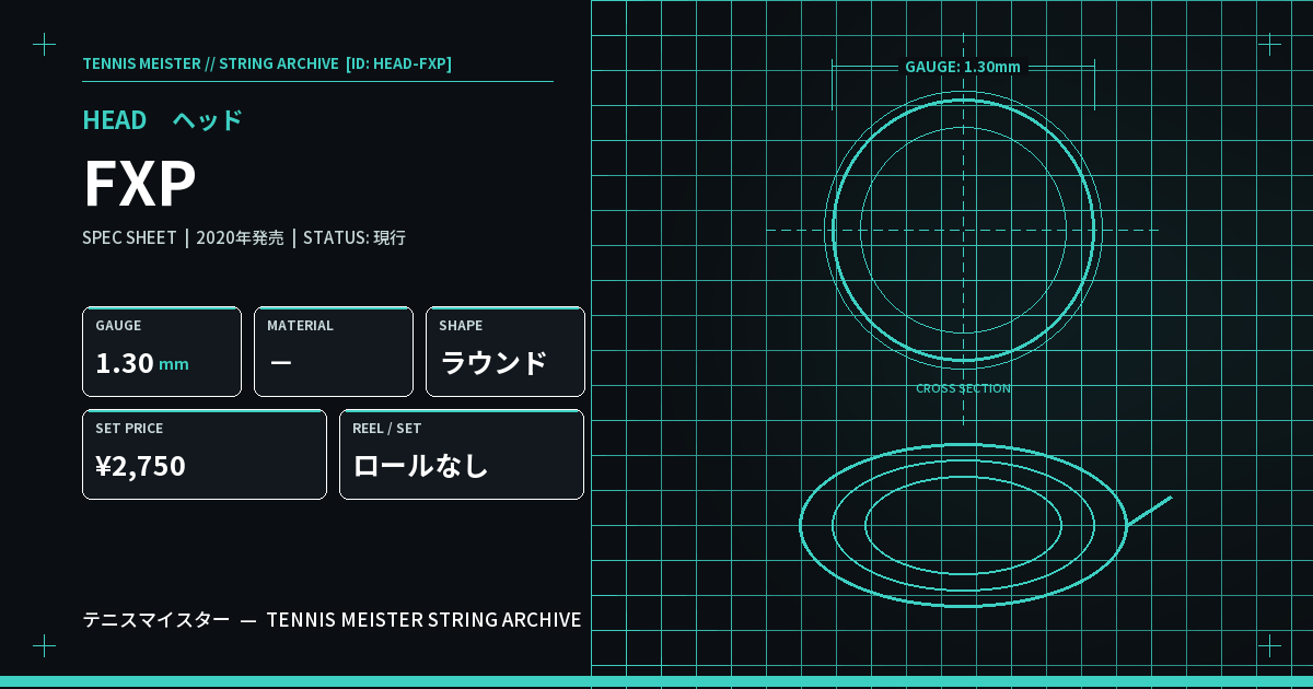 ヘッド FXP スペックカード