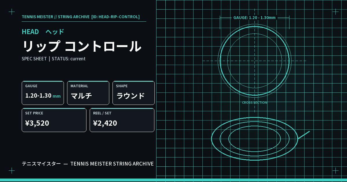 ヘッド リップ コントロール スペックカード